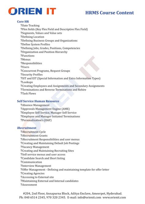Oracle Hrms Sample Implementation Guide 3