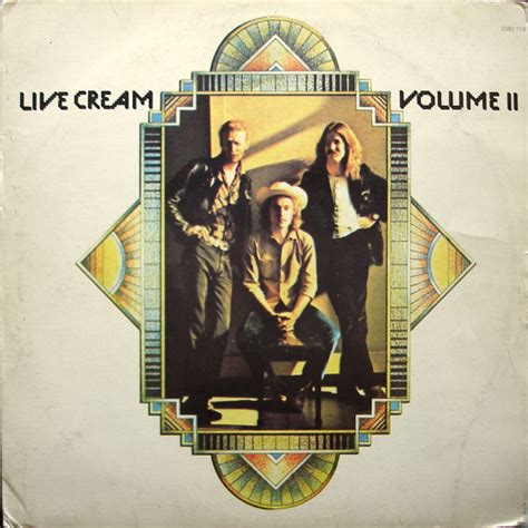 Cream - Live Cream Volume II (1972, Vinyl) | Discogs