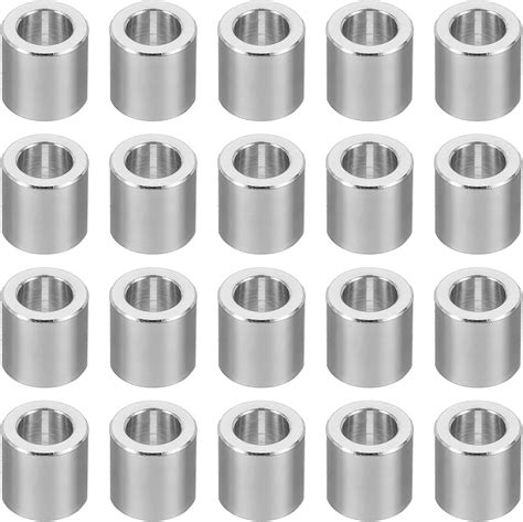 Patikil M Aluminum Spacers Pcs Metal Spacer Aluminum Round Mm Id