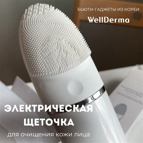 Электрическая щетка WellDerma для очищения лица - купить с доставкой по ...