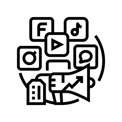 social media tools  icon vector illustration  vector art