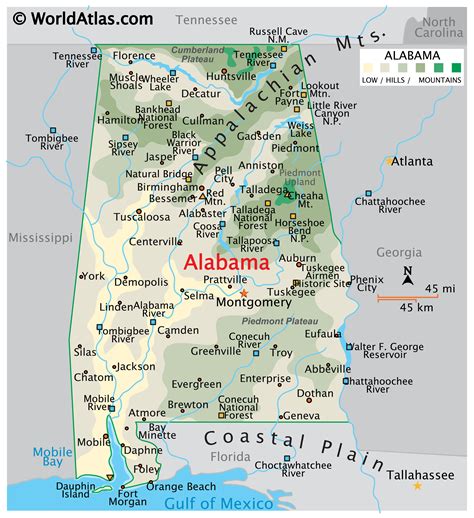 Alabama - Alabama Flag Facts Maps Capital Cities Attractions Britannica