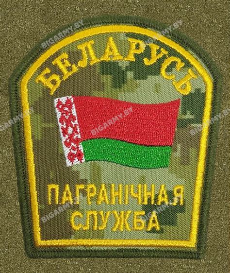 Купить шеврон Пограничная служба новая цифра на липучке