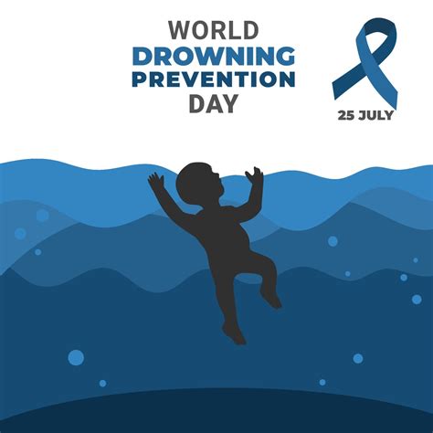 World drowning prevention day illustration 9652708 Vector Art at Vecteezy