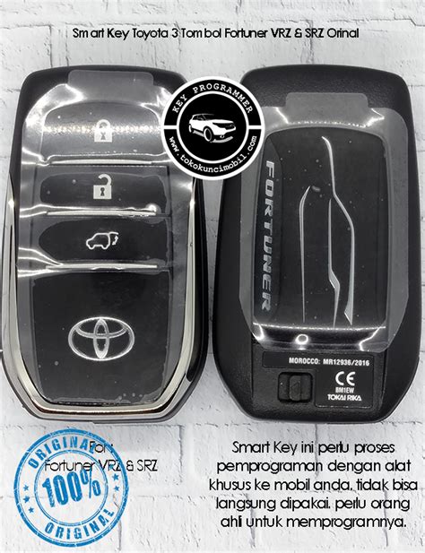 Kunci Remote Smart Key Fortuner VRZ SRZ Original Lazada Indonesia