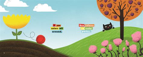 Colors All Around Bilingual Books By Lectura Books