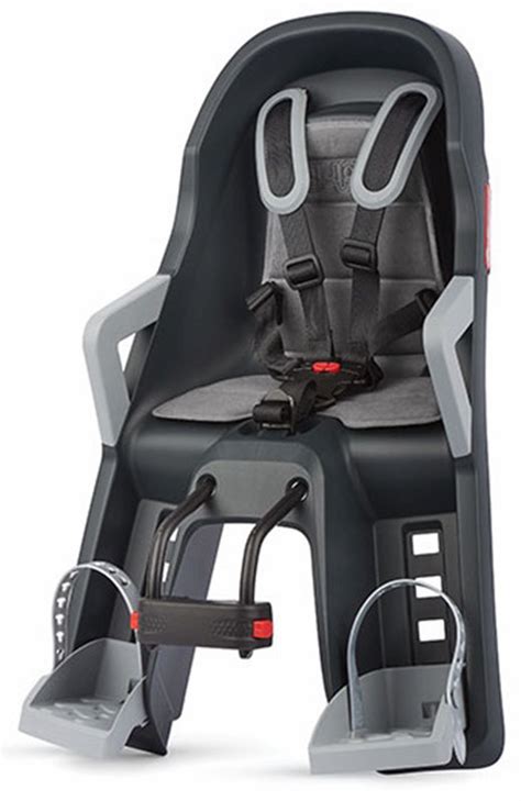 Детское велокресло Polisport GUPPY MINI dark-grey-silver (8639400001 ...