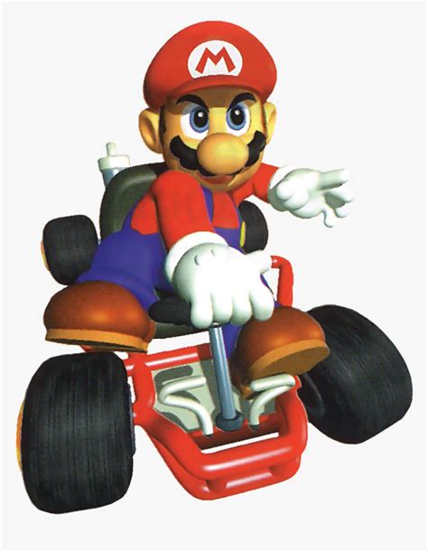 Mario Kart 64 Mario Kart - Mario Renders From Mario Kart - Mario Kart 64 Mario, HD Png Download ...