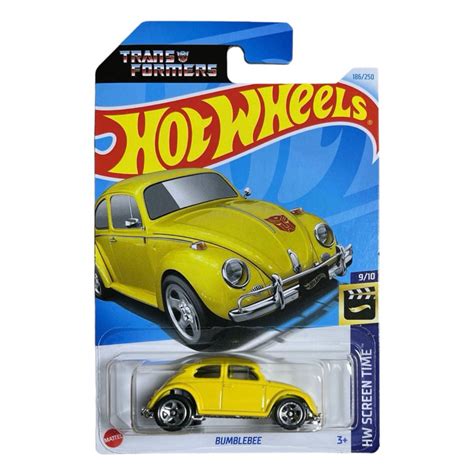 Carrinho Hot Wheels Bumblebee Fusca Amarelo Transformers Shopee Brasil
