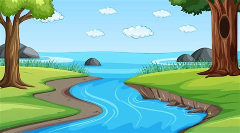 River clipart Vectors & Illustrations for Free Download | Freepik