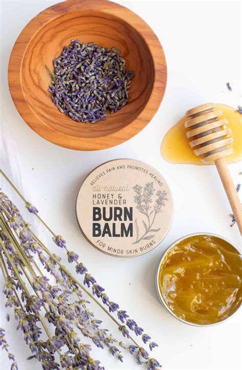 Homemade Lavender And Honey Burn Salve Lavender Honey Salve Skin Burns