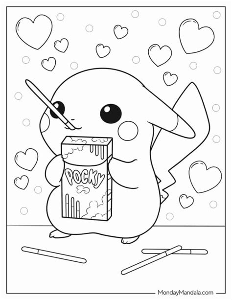 38 Pikachu Coloring Pages Free PDF Printables Pikachu Coloring Page