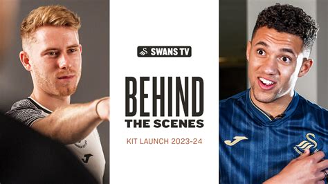 Swansea City Kit Launch Behind The Scenes Swansea