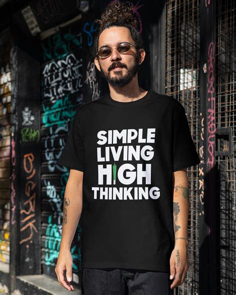 simple living high thinking is the life value of 3