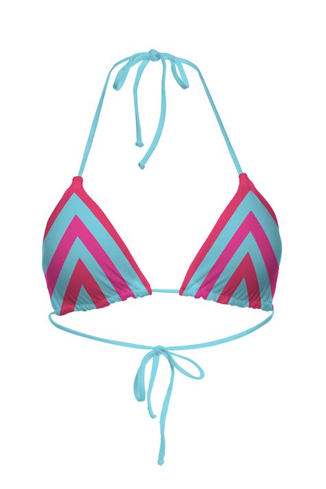 Triangle Bikini Top Lagoon Print Buy At Price In The Online Store Flirt And Tan
