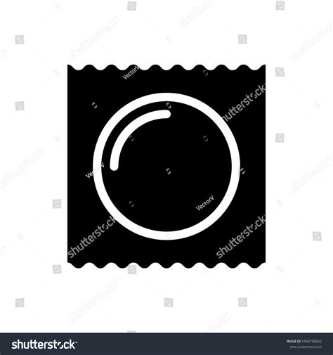 Black Condom Package Safe Sex Icon Stock Illustration Shutterstock