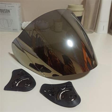 Jual Visor Helm Dan Rachet Original Bekas Helm R Six Pro Shopee Indonesia