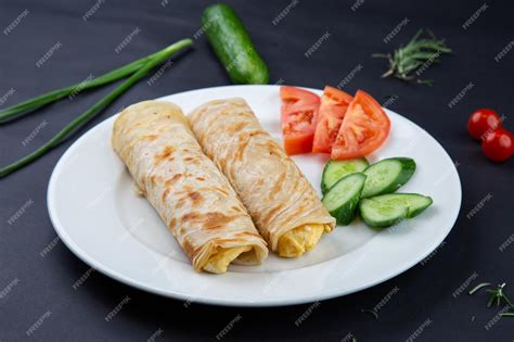 premium photo egg paratha sandwich landscape