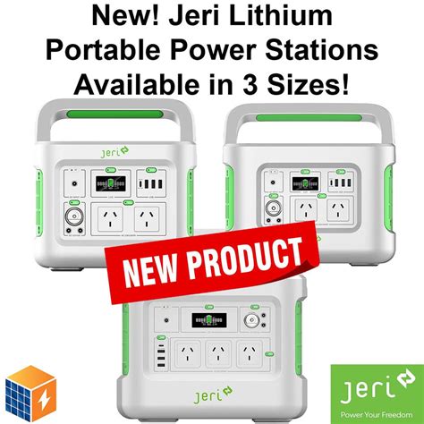 Jeri Lithium Portable Power Stations - V4, V6 & V10 – SolarBox