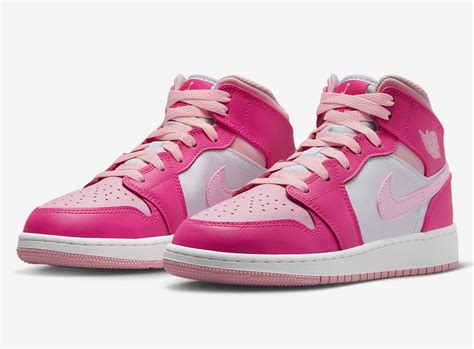 Air Jordan 1 Mid Pierce Pink Release Details · Justfreshkicks