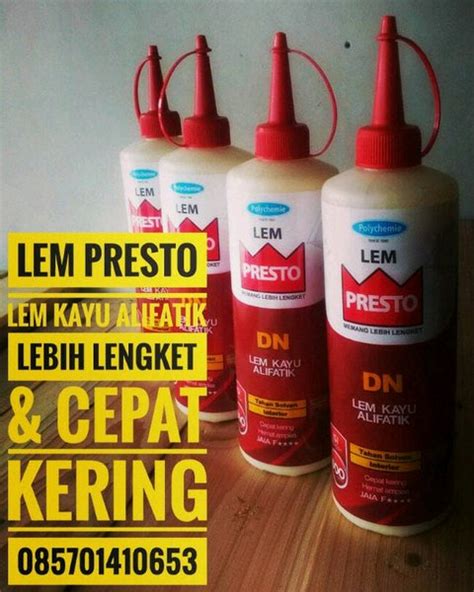 Jual Lem Presto Dn Interior Lem Kayu Super Kuat Di Lapak Toko Jati