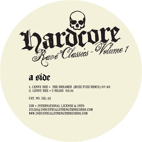 Hardcore Rave Classics Vol 1 Album By Dark Raver Lenny Dee Dj Cirillo Apple Music