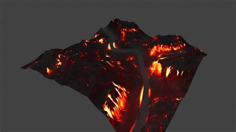 вулкан 3D Модель $15 - .obj - Free3D