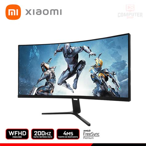 MONITOR XIAOMI 30" TW CURVO WFHD 2560x1080/200HZ/4MS/FREESYNC PREMIUM ...