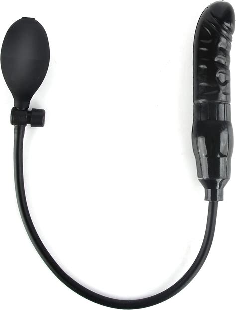 Inflatable Vibrating Anal Plug Butt Plug Posterior Anal Dilator With Wired Remote Control