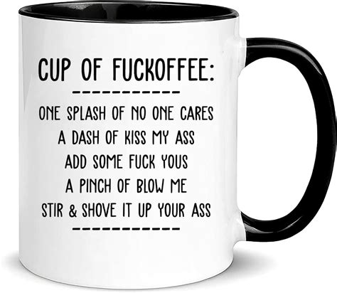 Funny Cup Of Fuckoffee Mug Funny Fuck Off Coffee Cup Christmas Birthday Gift Idea For Women Men