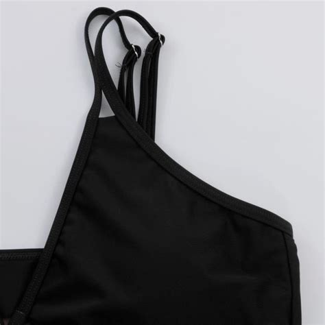 Maillot De Bain Sexy Mode Femmes Solide Bikini Push Up Rembourré Ensemble Tsf Bkl