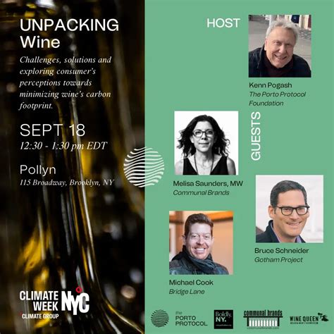 Unpacking WINE | New York Climate Week – The Porto Protocol