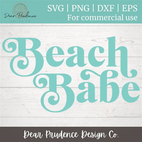 Beach Babe Svg Beach Svg Vacation Svg Beach Babe Cut Etsy