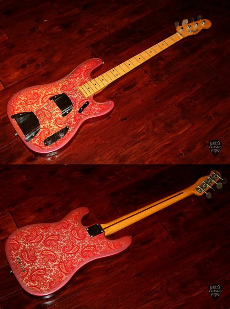 Fender Telecaster Bass 1968 Pink Paisley Bass For Sale Garys Classic Guitars