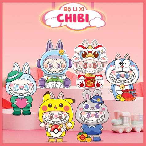 10 Bao Lì Xì Tết 2025 Hot Trend Labubu Có Chọn Mẫu Shopee Việt Nam