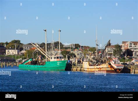 Harbor Rockland Maine Usa Stock Photo Alamy