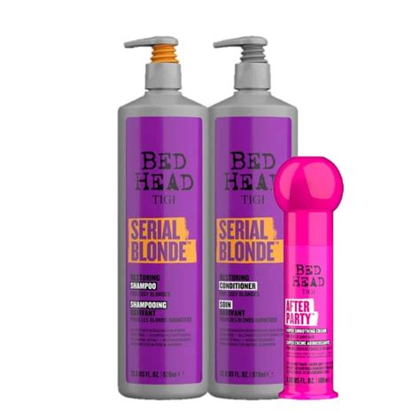 Kit Tigi Bed Head Serial Blonde After Party Beleza Na Web