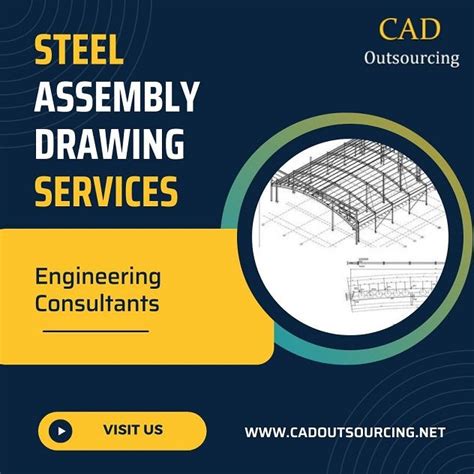 Steel Assembly Drawings And Detailing Services Provider Cad