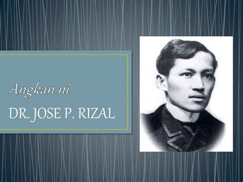 Angkan Ni Dr Jose Prizal Ppt