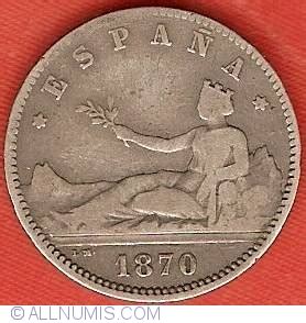 Peseta Sn M Provisional Government Spain