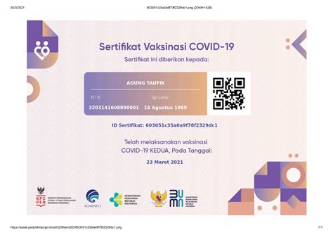 sertifikat vaksin agungtaufikat page   flip