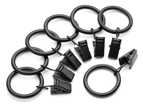 1 Inch Metal Curtain Clip Rings, Set of 50 - Walmart.com - Walmart.com