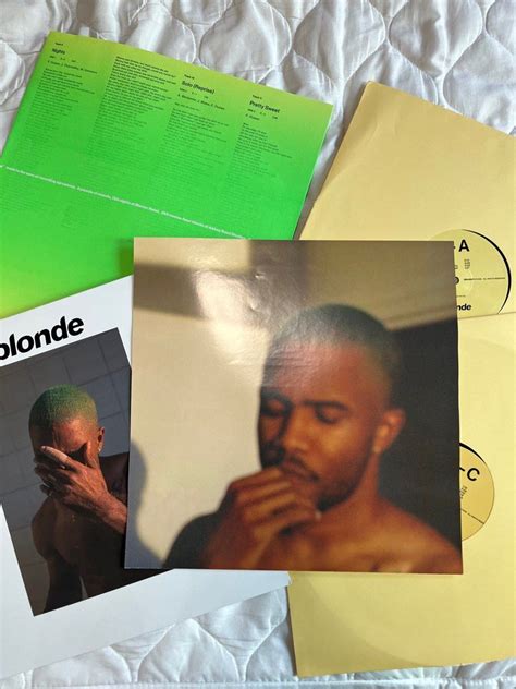 Frank Ocean Blonde Vinyl Record Official Pressing Hobbies Toys Music Media Vinyls On