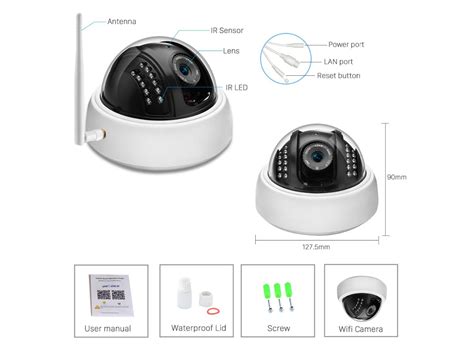 Waterproof WiFi IP Camera Surveillance Outdoor Camera Security Night ...