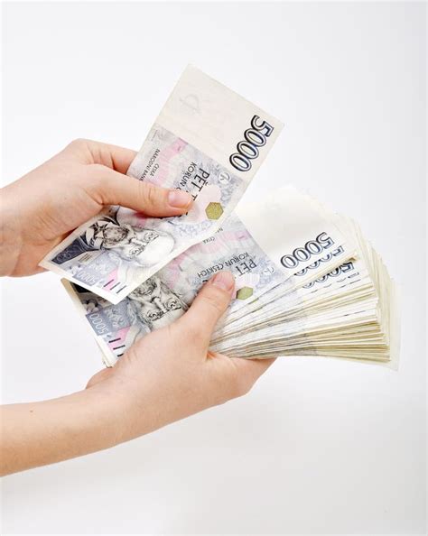 Tschechische Krone Stockfoto Bild Von Darlehen Tausenden 54583034
