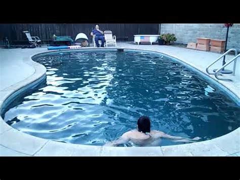 Bikini Clad Woman Goes For Her Evening Swim Time Lapse YouTube