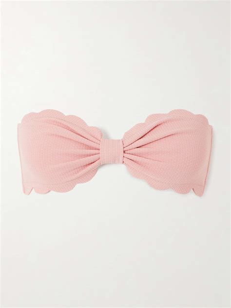 Marysia Antibes Recycled Seersucker Bikini Top Net A Porter