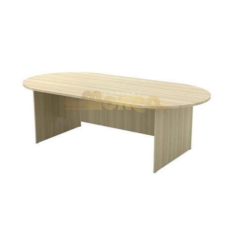 Co Exo24 Wooden Oval Conference Table Mokea