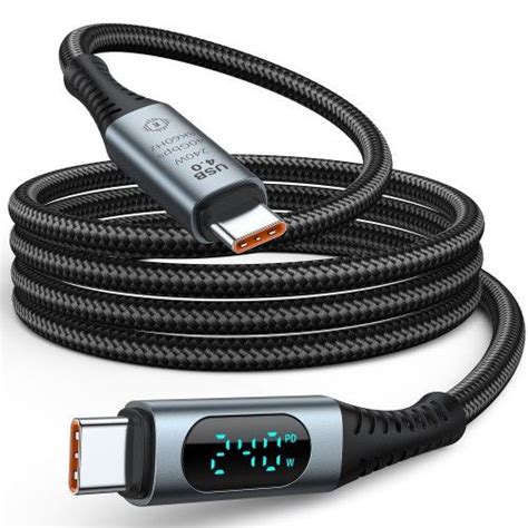 Кабель USB Type-C, Thunderbolt 3 KS-IS USB4 240Вт - купить по низкой ...