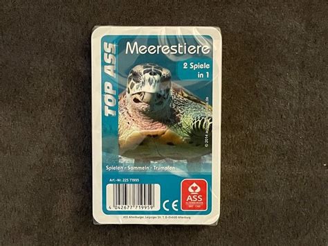 Top Ass Meerestiere Quartett Spielkarten In Neu Neu Und Originalverpackt In Weinfelden F R